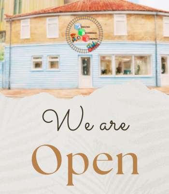 Beige and Brown Cafe We Are Now Open Instagram Post